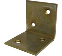 Мебельный угол широкий КрепСтройГрупп, жёлтый цинк, KSZ5 40х40х40х2 мм 145543