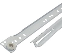 Направляющие НОРА-М 350 мм белый комплект 2шт 8535