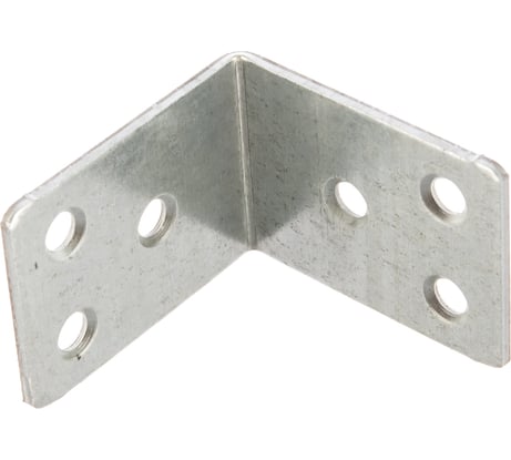 Мебельный угол КрепСтройГрупп широкий, белый цинк, KS2 40х40х30х2 мм 145546