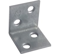 Мебельный угол КрепСтройГрупп широкий, белый цинк, KS4 25х25х25х2 мм 145548