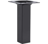 Мебельная опора Госкреп металл, квадрат (штамп) 25x25 мм х 100 мм, черный S2122298_2