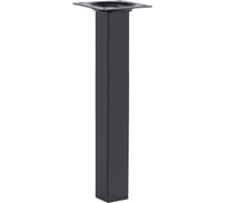 Мебельная опора Госкреп металл, квадрат (штамп) 25x25 мм х 400 мм, черный S21222915_2