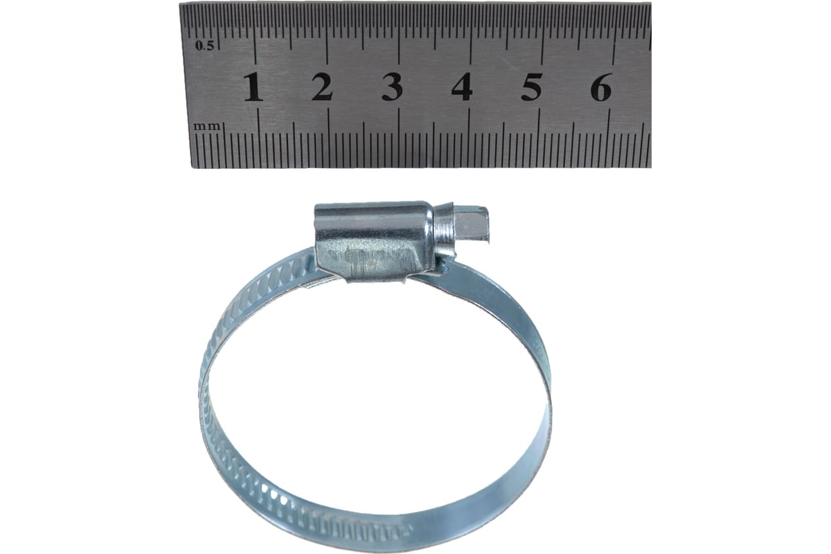 Обжимной хомут Госкреп 9 мм, оцинкованный, 32-50 мм, 2 шт. 11-0012450 ...