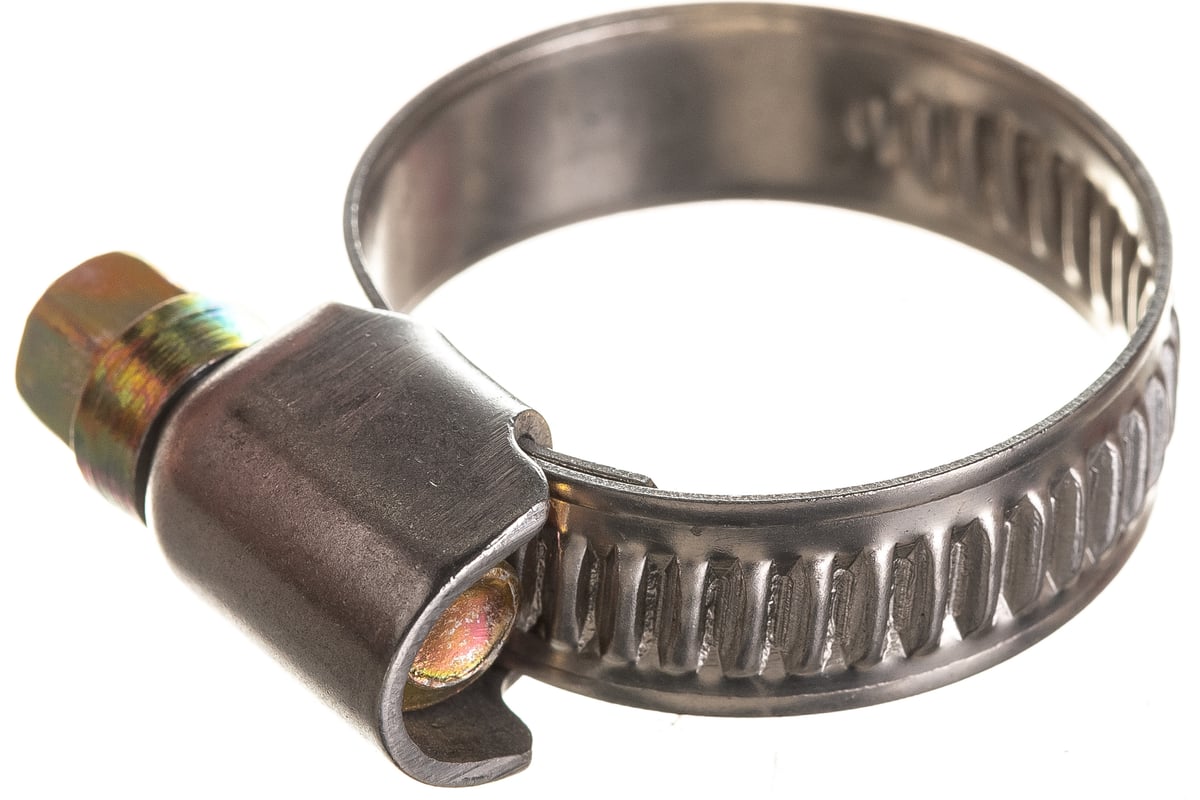 Обжимной хомут Госкреп 9 мм из нерж.стали 16-25 мм 2 шт, европодвес 11 ...