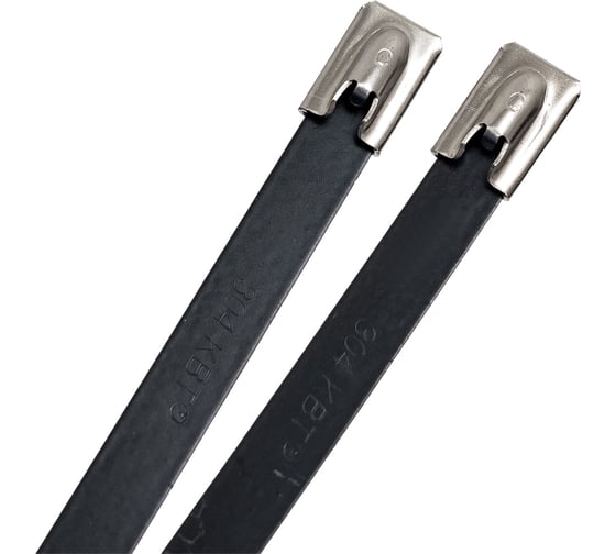 Стяжка стальная с покрытием Партнер СКС-П, 304, 7,9x400, 2 шт. пакет 832648