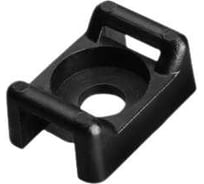 Площадка для хомут-стяжки STARFIX 15x10 под винт, черная, 100 шт. в пакете SMP-30492-1000