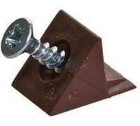 Фиксатор задней стенки с саморезом STARFIX коричневый SMP-57679-1