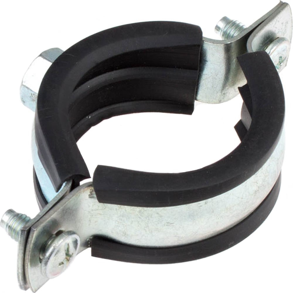 Хомут с винтовым креплением WaterLine 1,1/4" 40-45 мм белый цинк 109900 ...