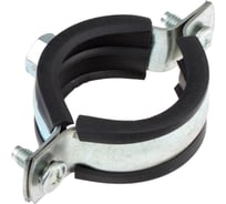 Хомут с винтовым креплением WaterLine 1,1/4" 40-45 мм белый цинк 109900