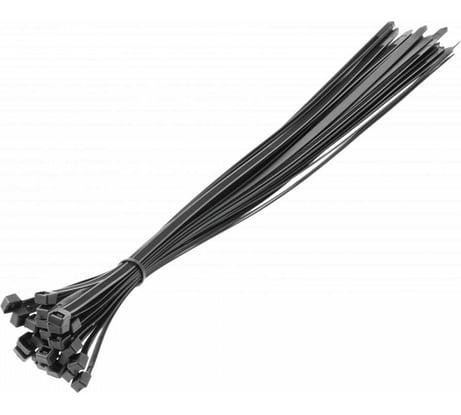 Нейлоновые стяжки HOEGERT TECHNIK 7,6x500 мм, 25 шт., черные HT2C715