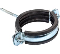 Хомут с креплением на шуруп WaterLine 2,1/2" 74-80 мм белый цинк 1 шт 272050
