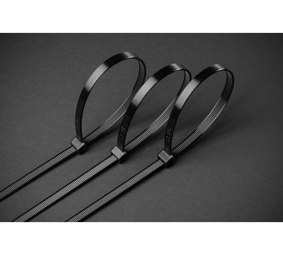 Нейлоновые стяжки HOEGERT TECHNIK 3,6x140 мм, 25 шт., черные HT2C703