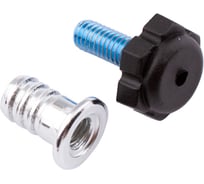 Регулируемый подпятник с муфтой Element М6 черный 4 шт 553590