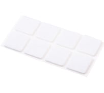 Фетровый самоклеющийся пункт Element 25х25 белый 8 шт 248990