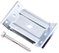 Стяжка стола с винтом Element 2 мм 119х70 белый цинк 1 шт 553700