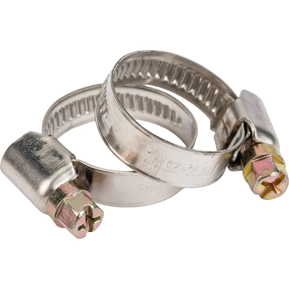 Червячные хомуты FORTISFLEX PLK-9 16-25/W2 2шт. 81452 - выгодная цена ...