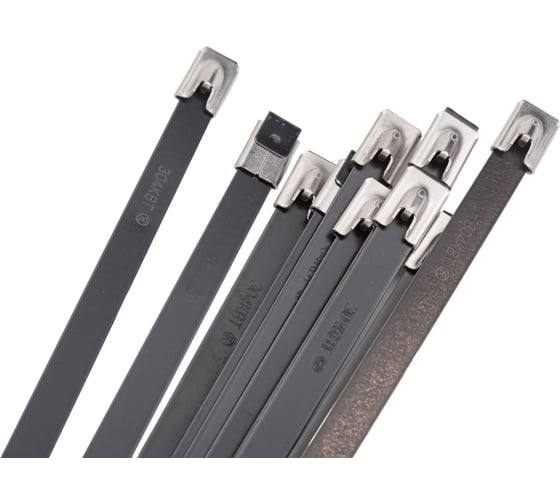 Стальные стяжки FORTISFLEX СКС-П 304 7,9х400 10шт. 78734 1