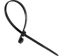 Хомут нейлоновый с монтажным отверстием Smartbuy 3,6x200мм, черный 100 100 шт. SBE-CTH-36-200-b