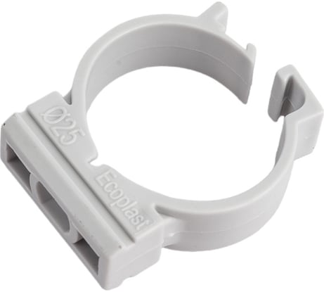 Держатель с защелкой для труб Экопласт CFC25G D25 мм 41625-50