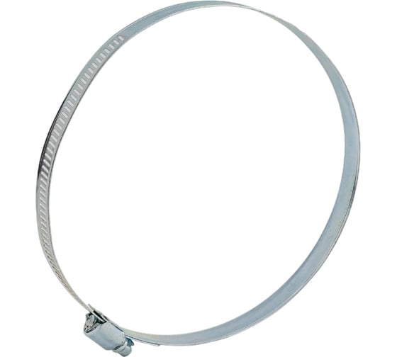 Обжимной просечной хомут FIT DIY сталь ширина 12.7 мм. 6" 130-152 мм 64263