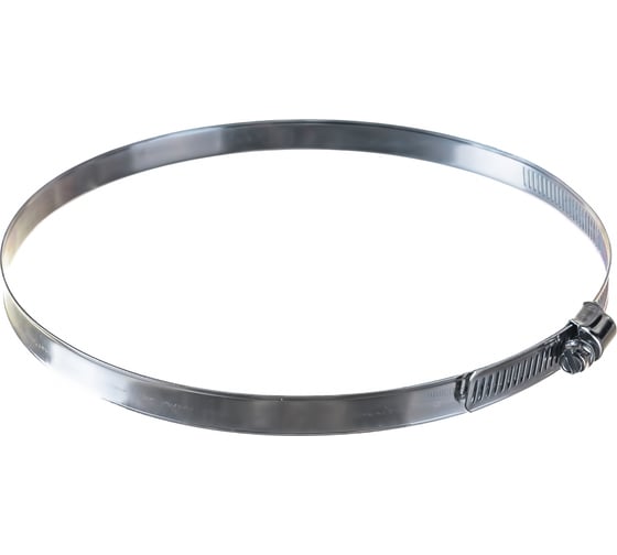 Обжимной просечной хомут FIT DIY сталь ширина 12.7 мм. 8" 165-203 мм 64265