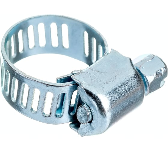 Обжимной просечной хомут FIT DIY сталь ширина 8 мм 5/8" 10-16 мм 64251