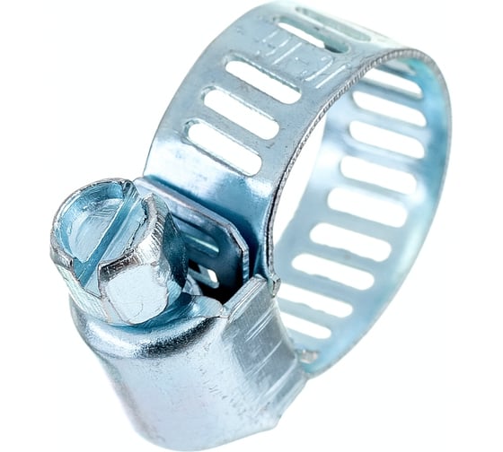 Обжимной просечной хомут FIT DIY сталь ширина 8 мм 5/8" 10-16 мм 64251