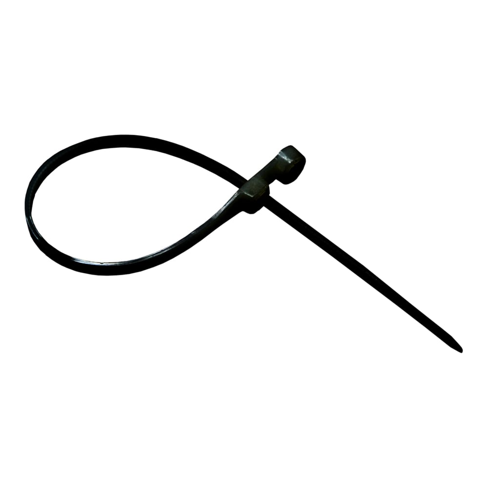 Кабельный хомут с монтажным отверстием Экопласт 4.3х220 мм, черный ...