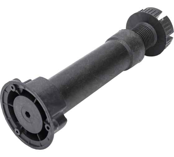 Цокольная ножка Tech-Krep/Zitar Н150 /145-165/ мм черная комплект  2 шт. с 1 клипсой 129972