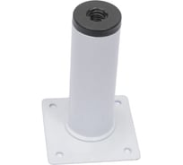 Ножка Tech-Krep D30х100 круглая, нерегулируемая, белая - накладка 151291