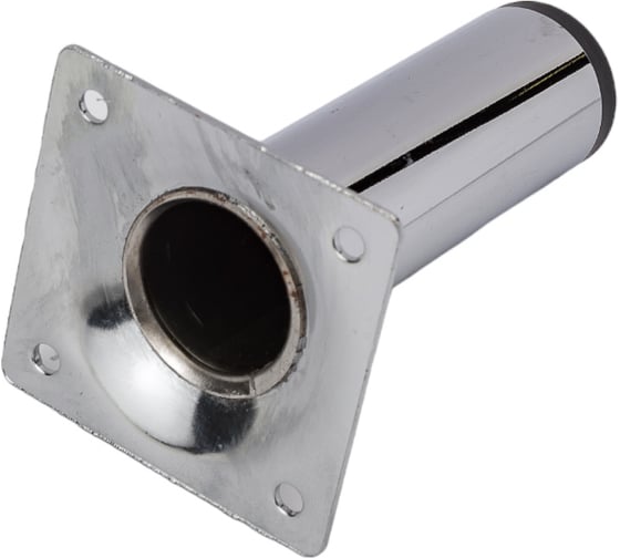 Ножка Tech-Krep D30х100 круглая, нерегулируемая, хром - накладка 151293