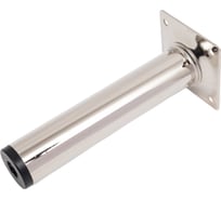 Ножка Tech-Krep D30х150 круглая, нерегулируемая, никель - накладка 151278