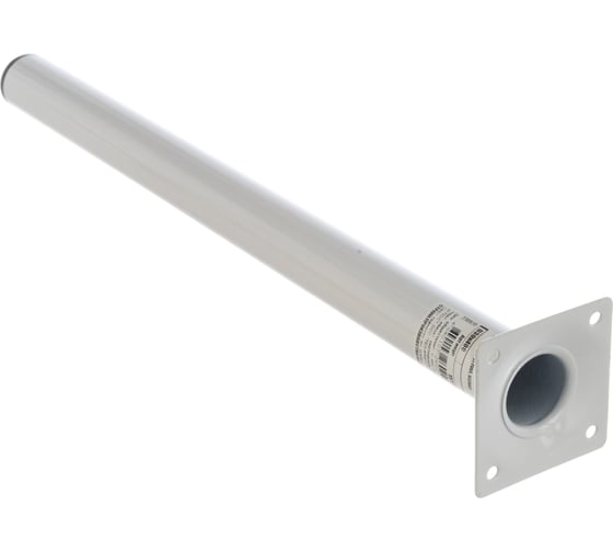 Ножка Tech-Krep D30х400 круглая, нерегулируемая, белая - накладка 151256