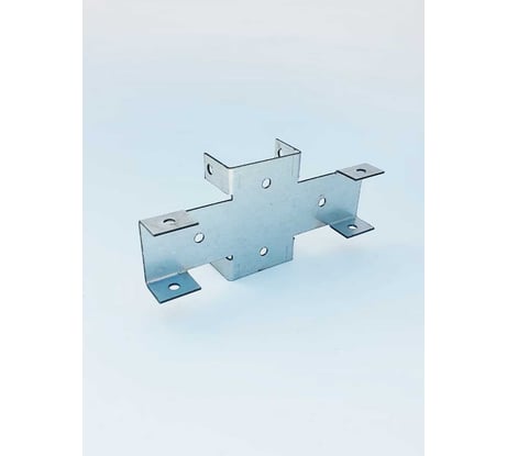 Х кронштейн для забора BILTI 60x60/40x20 (1 упаковка 6 шт.) Б-ХК-60x60/40x20-Х1298 Б-ХК-60*60/40*20-Х1298