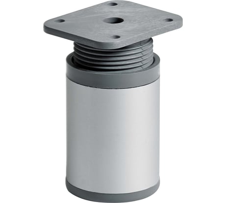 Ножка Tech-Krep D40х60 мм, круглая, регулируемая сверху, алюминий - накл. 127483