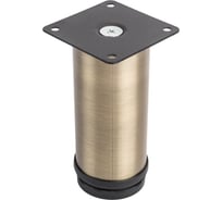 Ножка Tech-Krep D50х120 круглая, регул, бронза - накл. 151289