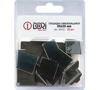 Самоклеящаяся площадка для крепления стяжек DORI 25x25 мм черная упаковка 25 шт 46035