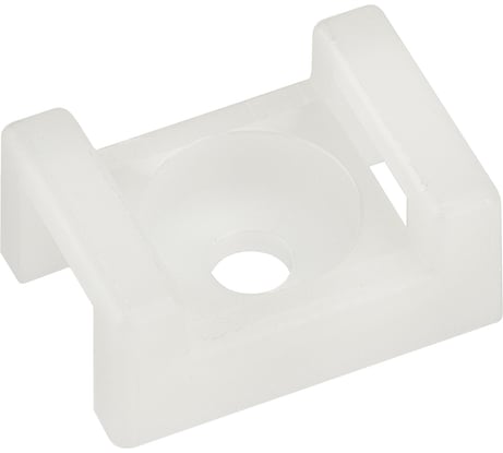 Площадка для стяжки REXANT ПС-2 22x16 мм, белая, упаковка 10 шт. 07-2102-10