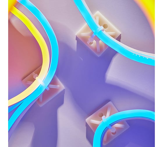 Самоклеящаяся площадка REXANT 30x30 мм, белая, упаковка 100 шт. 07-2030