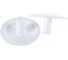 Заглушка на шуруп-стяжку ЕВРОПАРТНЕР 5 мм белая 40 шт. 16 1854 4 3