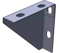 Кронштейн подвеса CABLIDERTRAYS настенный, оцинкованный, 100мм S=2мм КПНЛ(сн)-100