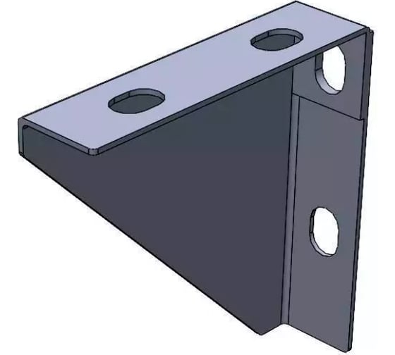Кронштейн подвеса CABLIDERTRAYS настенный, оцинкованный, 100мм S=2мм КПНЛ(сн)-100 1