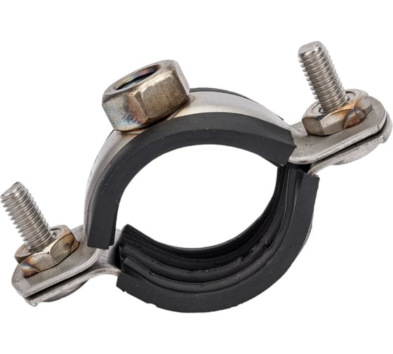 Хомут трубный нержавеющий MGF 2 1/2" (73-80 мм)/М10 2-31-10-2-73-80