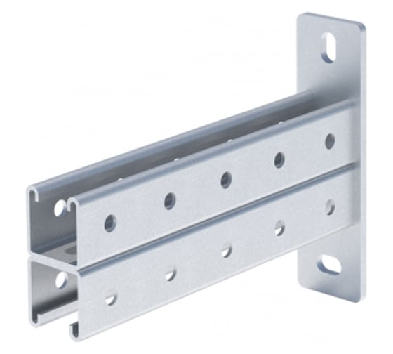 Двойная STRUT-консоль EKF 41х41мм, 650 мм stkd414165 1