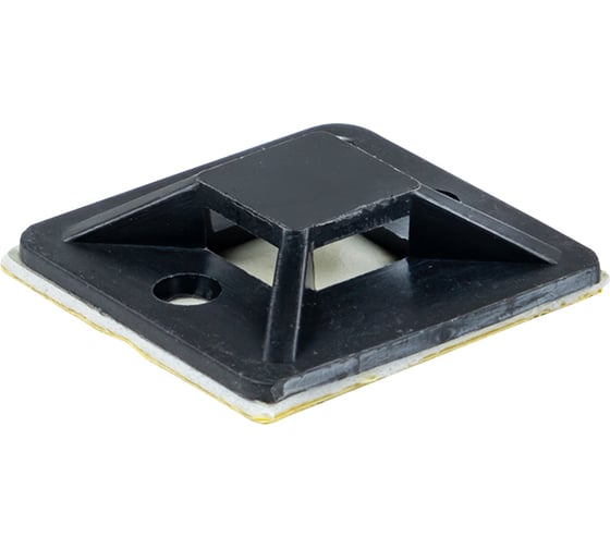 Самоклеящаяся площадка EKF черная 40х40 мм, 100 шт. plc-40x40-b