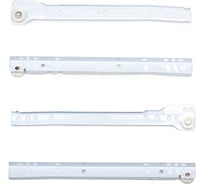 Роликовые направляющие Стройбат 250x1,1мм белый 1 комплект 136720