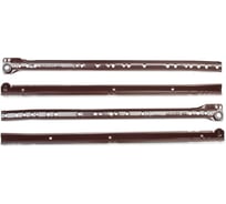 Роликовые направляющие Стройбат 550x1,1мм коричневый 1 комплект 136920