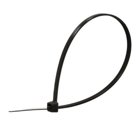 Нейлоновый хомут АО НПП Салют 3,6х370 черный 100 шт. упак. 99654