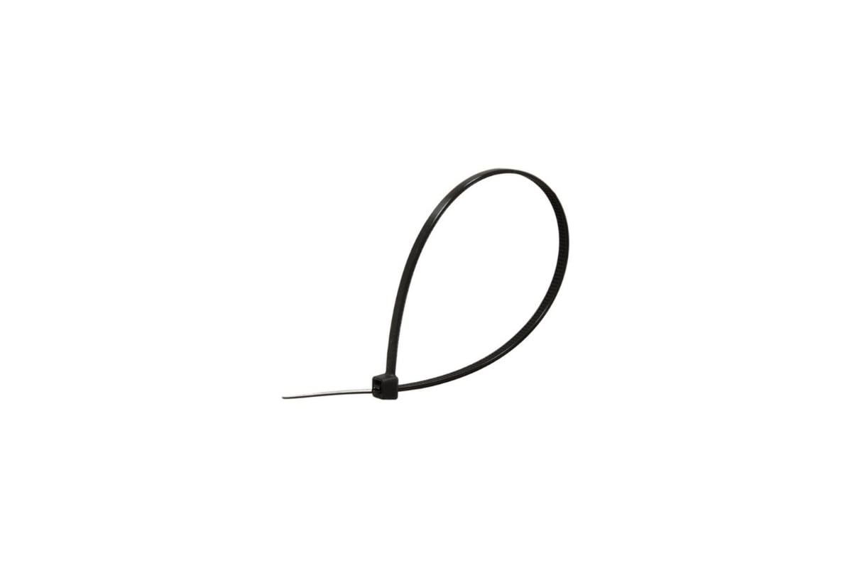 Нейлоновый хомут АО НПП Салют 7,6х500 черный 100 шт. упак. 99683 ...