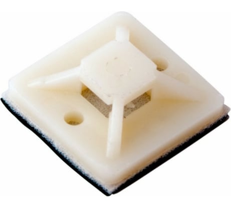 Самоклеящаяся площадка REXANT 20x20 мм, белая, 100 шт. 07-2020